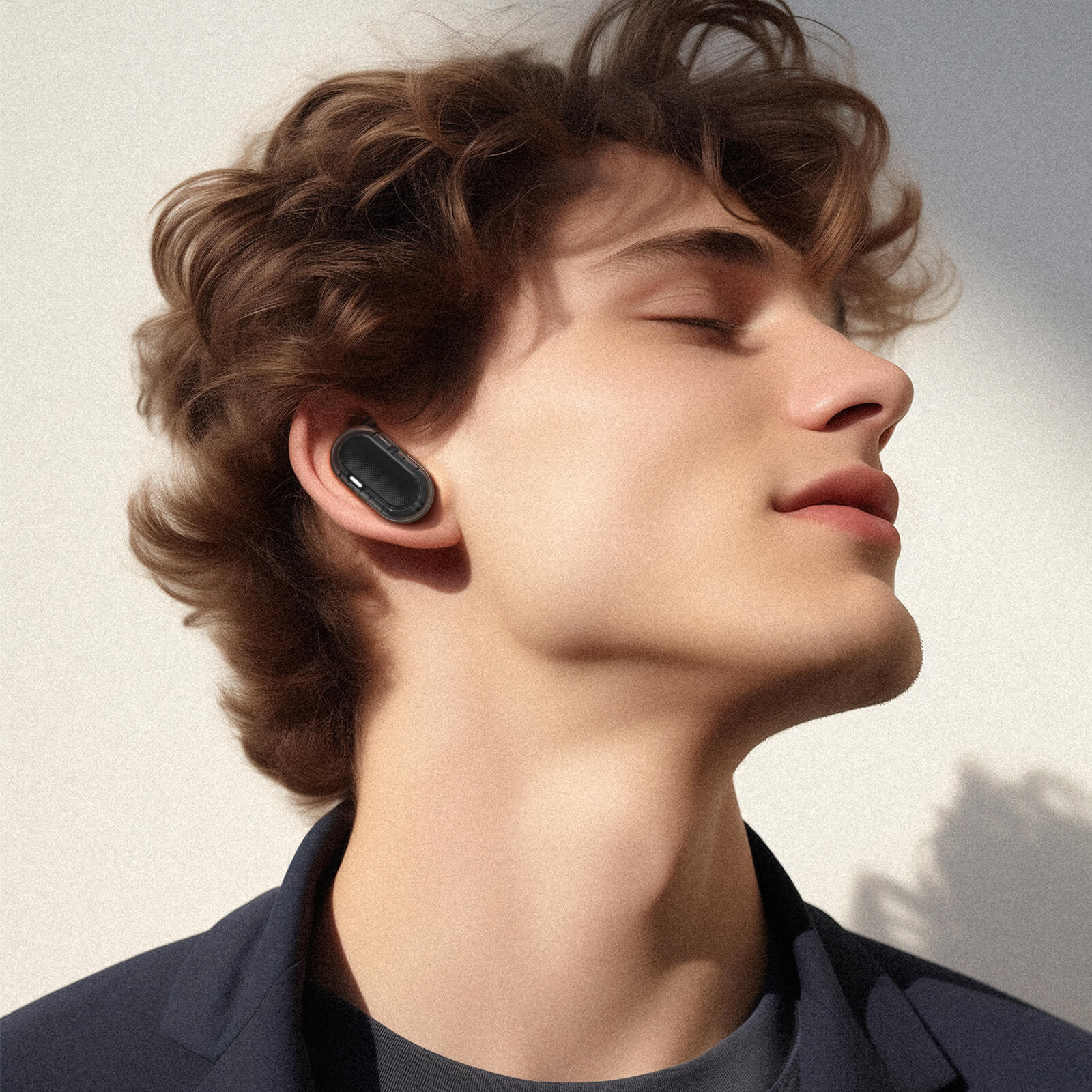 Acefast Comfort Breathable Earbuds ENC Noise Canceling Wireless Earphones White