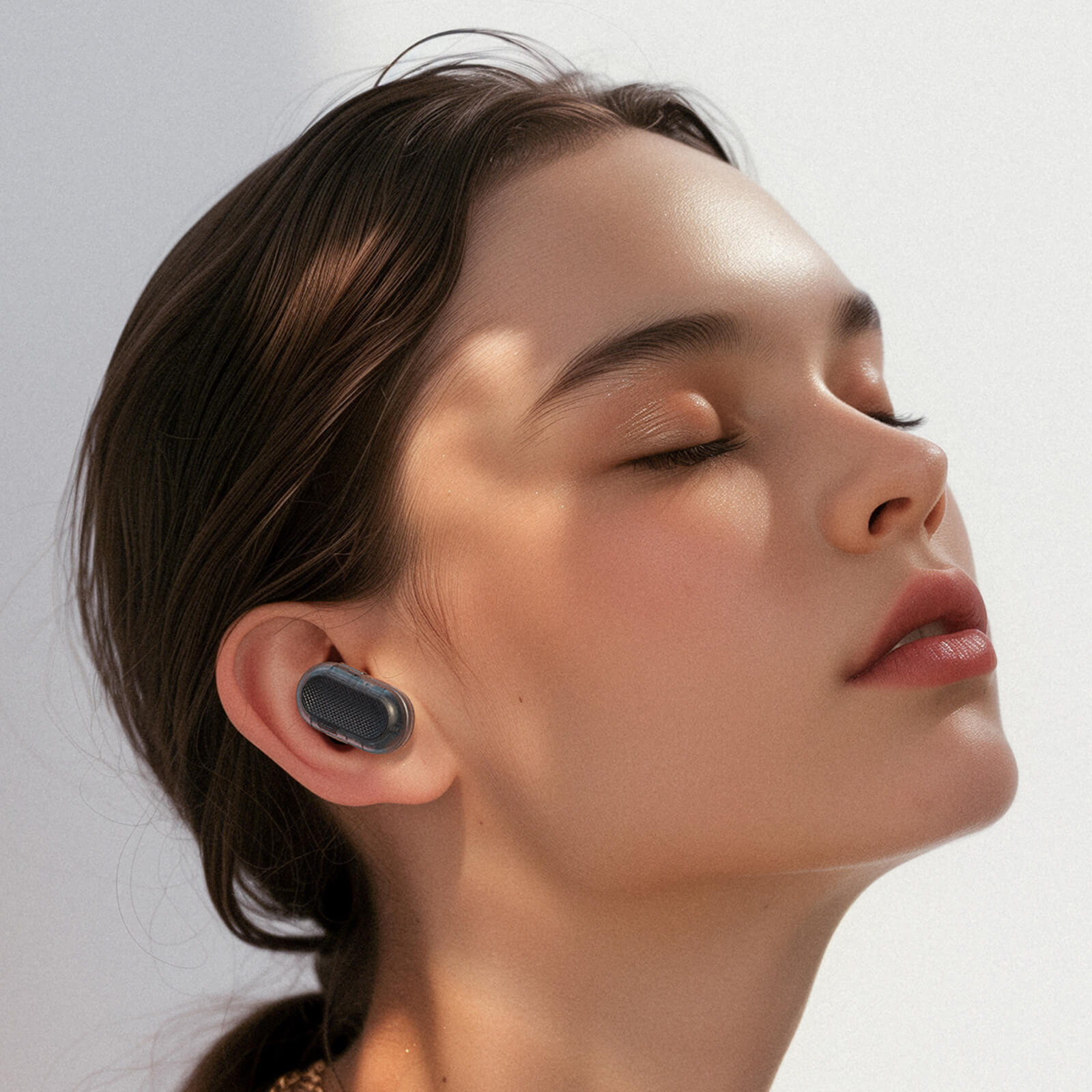 Acefast Comfort Breathable Earbuds ENC Noise Canceling Wireless Earphones White