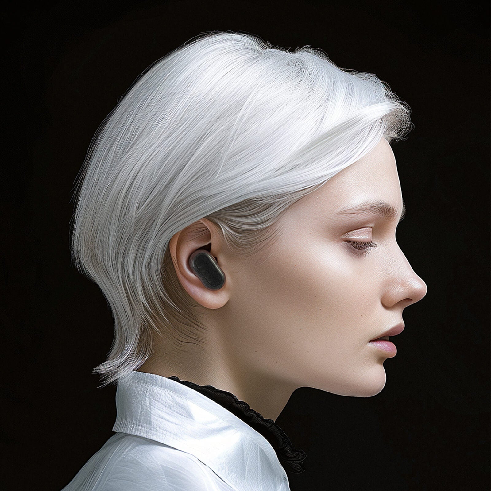 Acefast Comfort Breathable Earbuds ENC Noise Canceling Wireless Earphones White