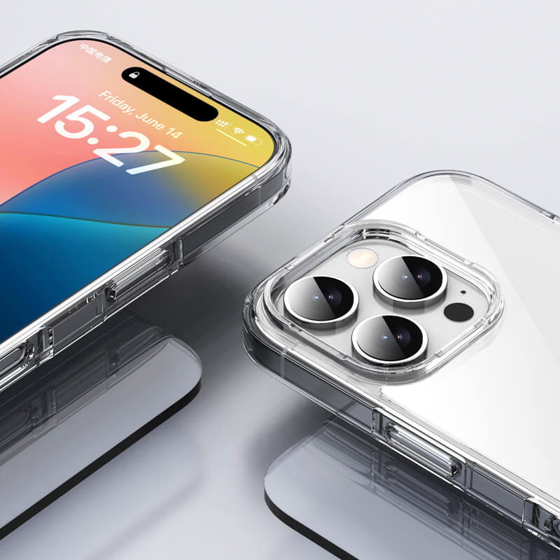 iPhone 16 Plus Aurora Series Crystal Magsafe Phone Case Grey