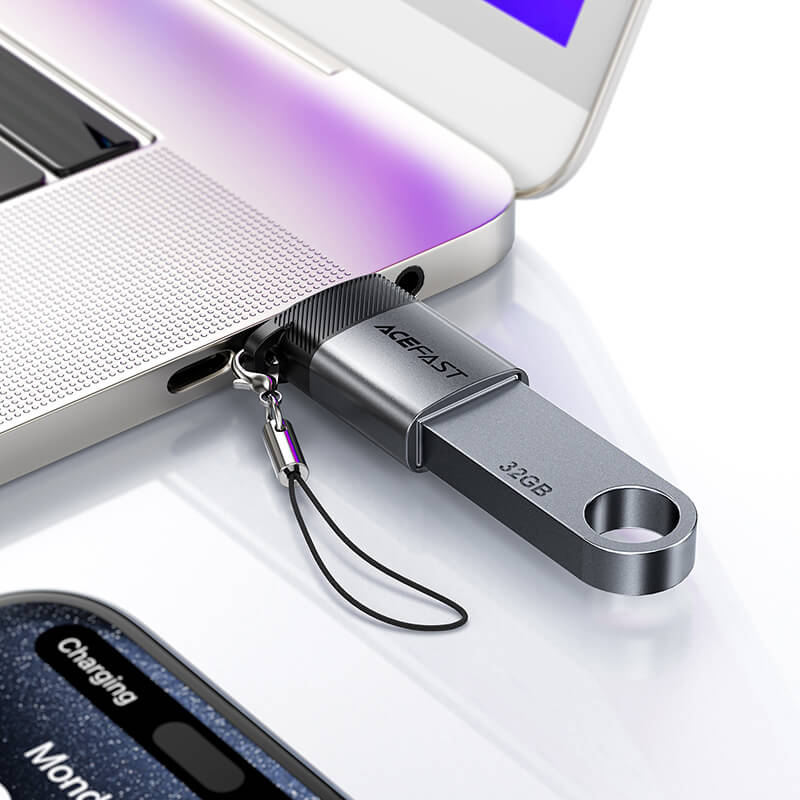 Acefast USB-A to Type-C Adapter High Speed 10Gbps OTG Charging J7