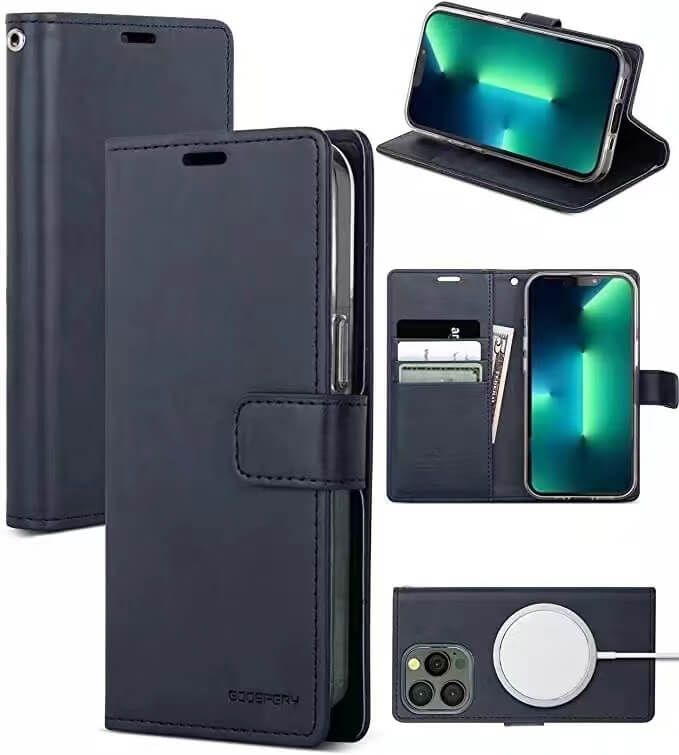 iPhone 6 Mercury Blue Moon Diary Shockproof Leather Wallet Case