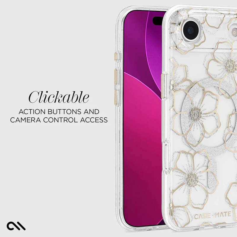 Case-Mate iPhone 17 Air Floral Gems MagSafe Case