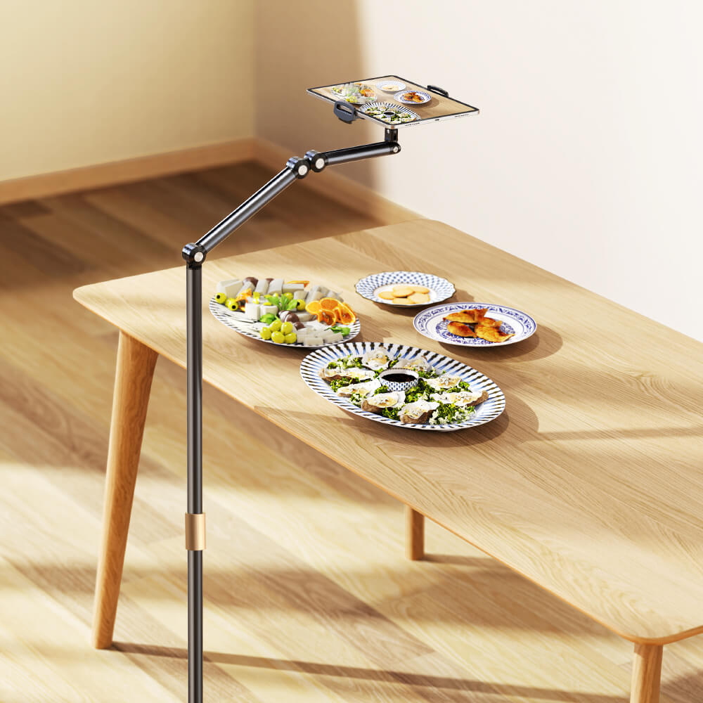 Mobie Multi-functional Tablet & Phone Aluminum Alloy Tripod Floor Stand L58