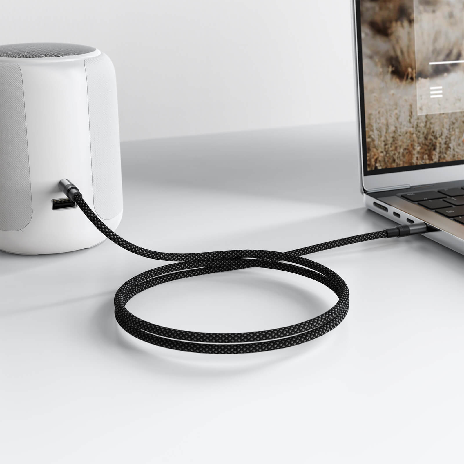 Acefast 3.5mm Audio to 3.5mm Audio Nylon Braided Cable 1m J10