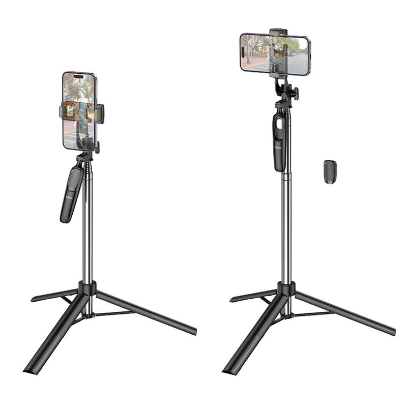 hoco. Premium Selfie Stick with Bluetooth Remote & Tripod Stand for Smartphones K19