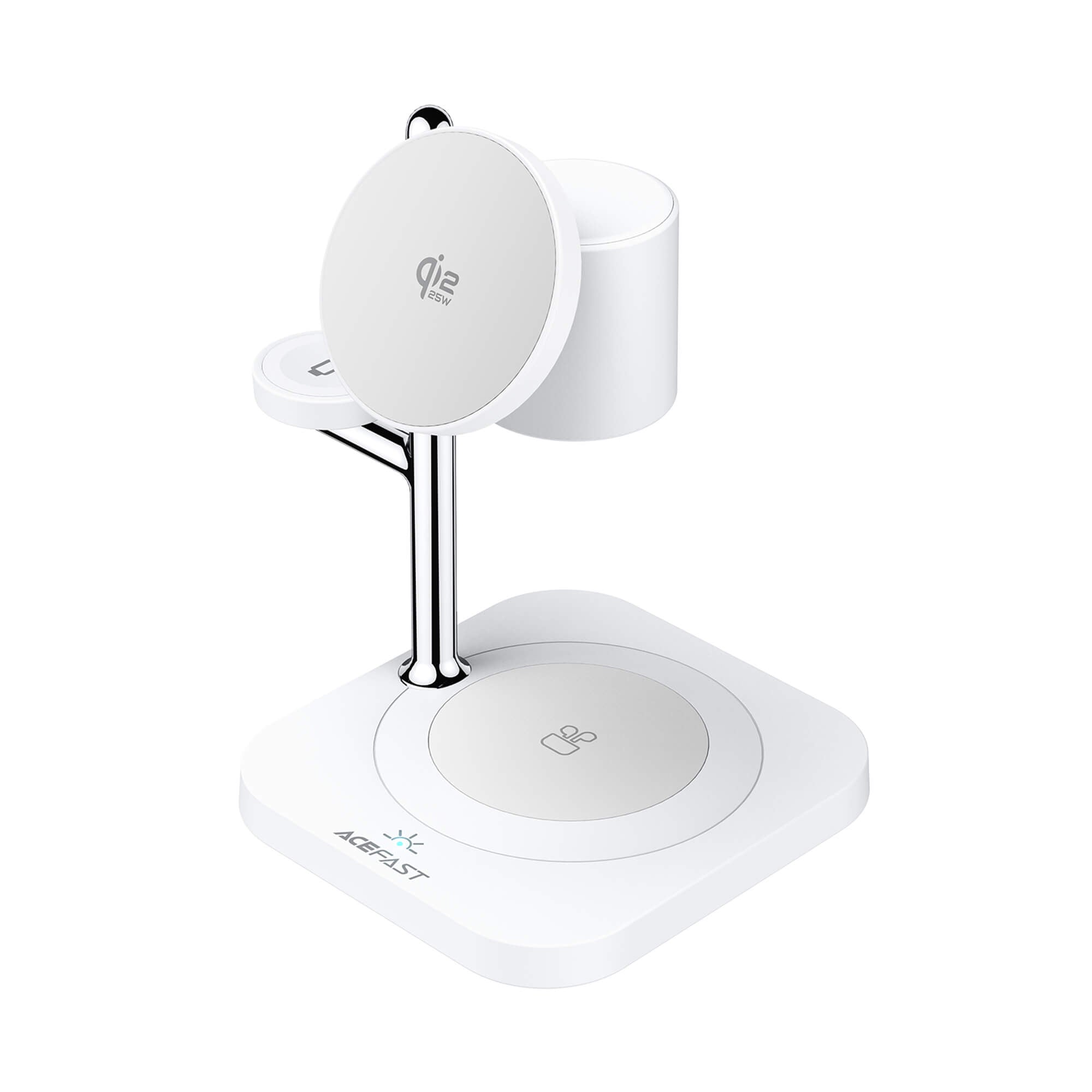 Acefast 25W Qi2 Magnetic 3-in-1 Wireless Charger with Touch Night Light E39