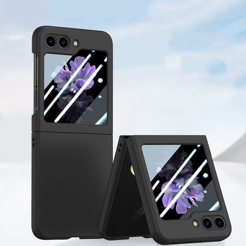 Samsung Galaxy Z Flip 6 Slim Style Minimalist Phone Case Black