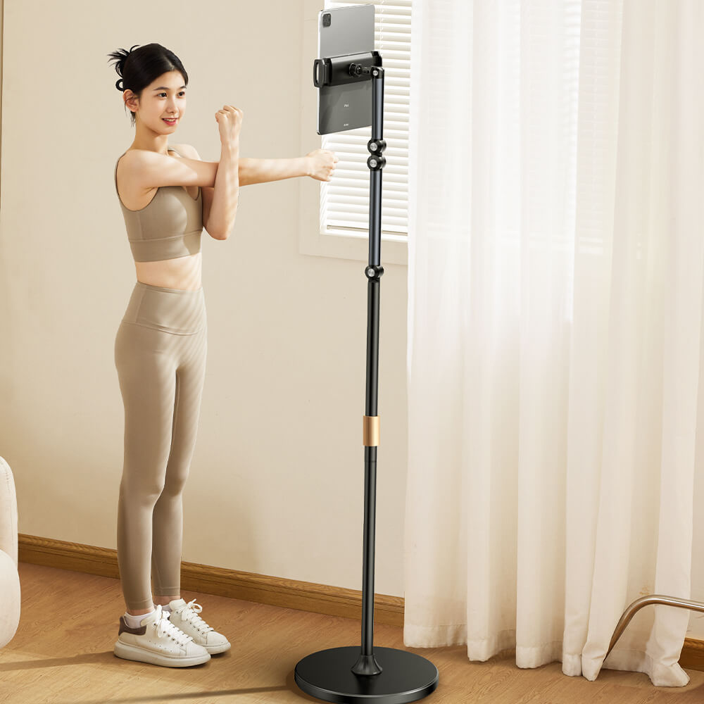 Mobie Multi-functional Tablet & Phone Aluminum Alloy Tripod Floor Stand L58