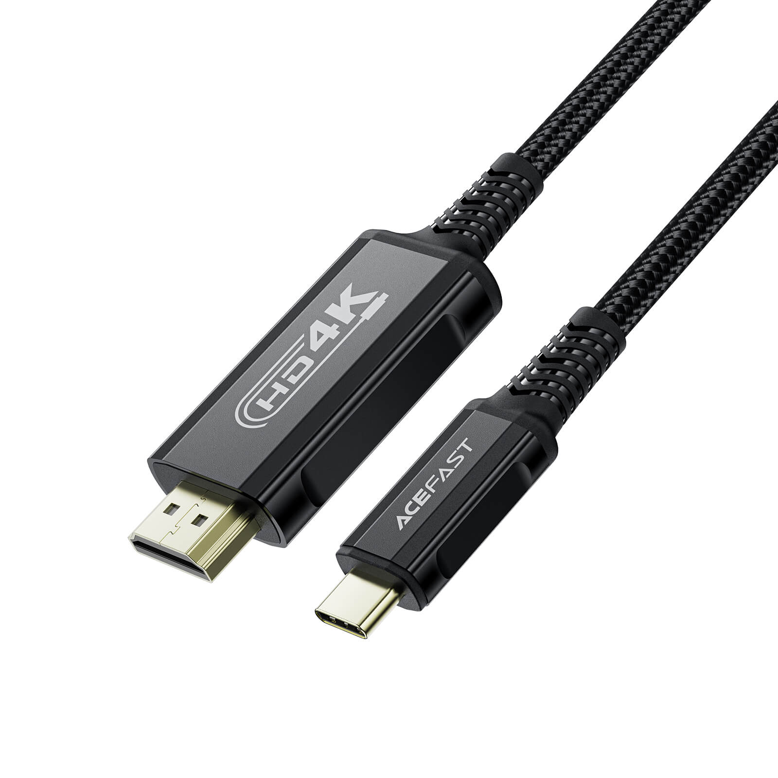 Acefast Gaming & Streaming Ultra HD Type-C to HDMI 4K Adapter Cable 1.8m Black