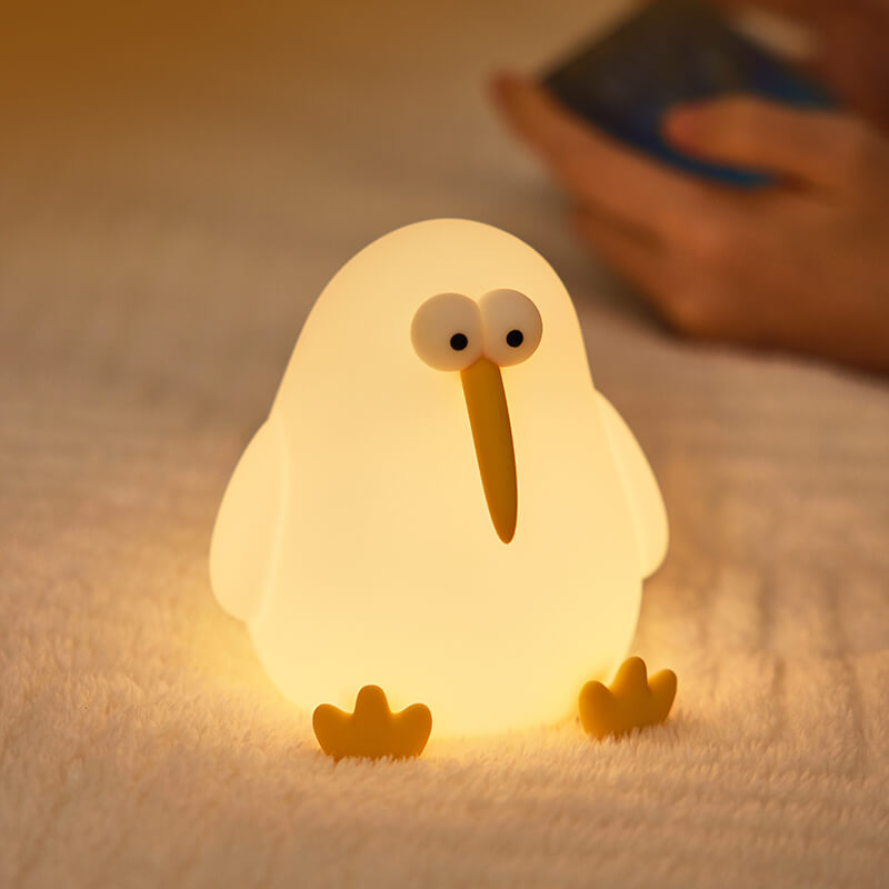 Mobie Adorable Kiwi Bird Silicone Touch Night Light