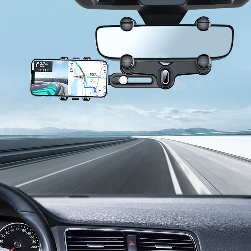 Mobie 360° Rotating Folded Mirror Phone Mount Holder