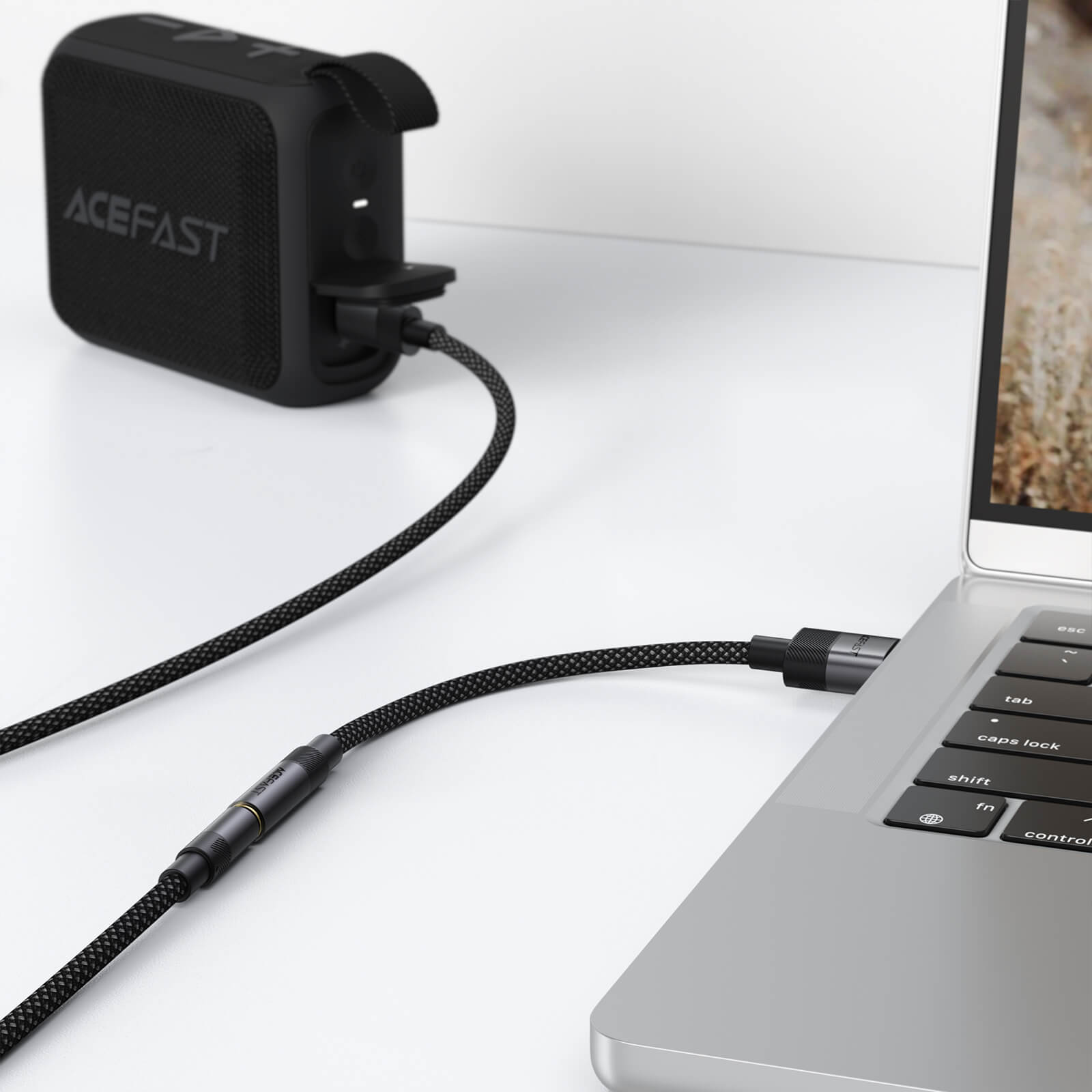 Acefast 3.5mm Audio to USB-A Nylon Braided Adapter J13