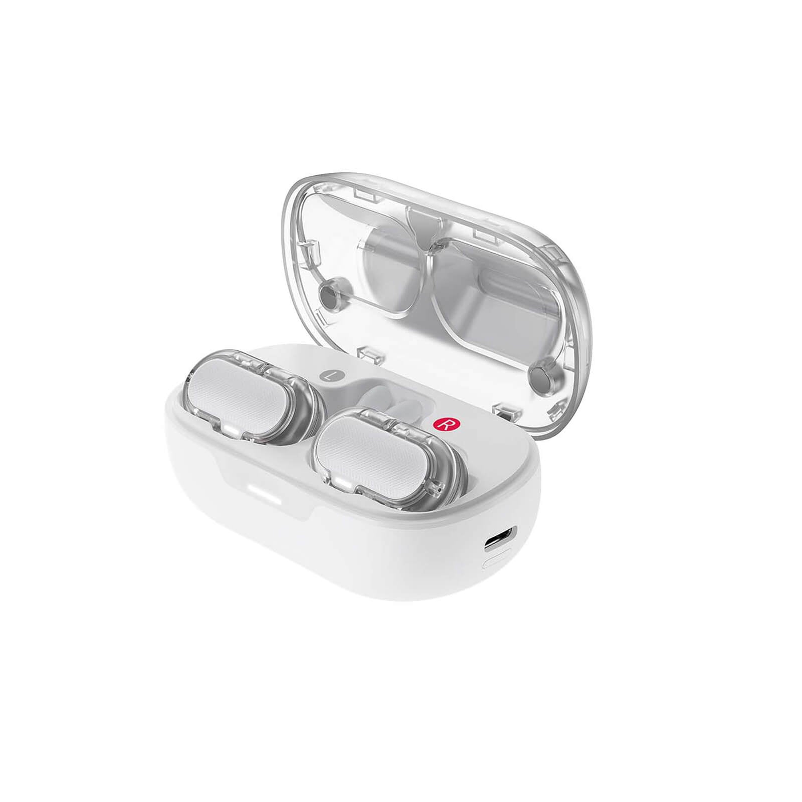 Acefast Comfort Breathable Earbuds ENC Noise Canceling Wireless Earphones White