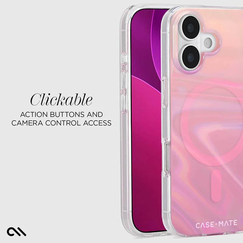 Case-Mate iPhone 17 Peach Bubble Magsafe Case