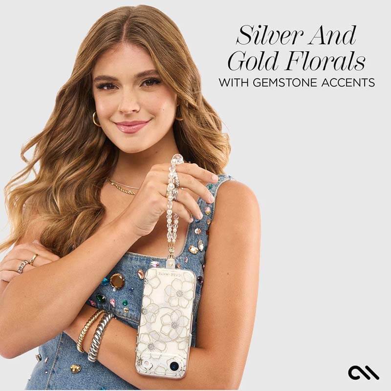 Case-Mate iPhone 17 Air Floral Gems MagSafe Case