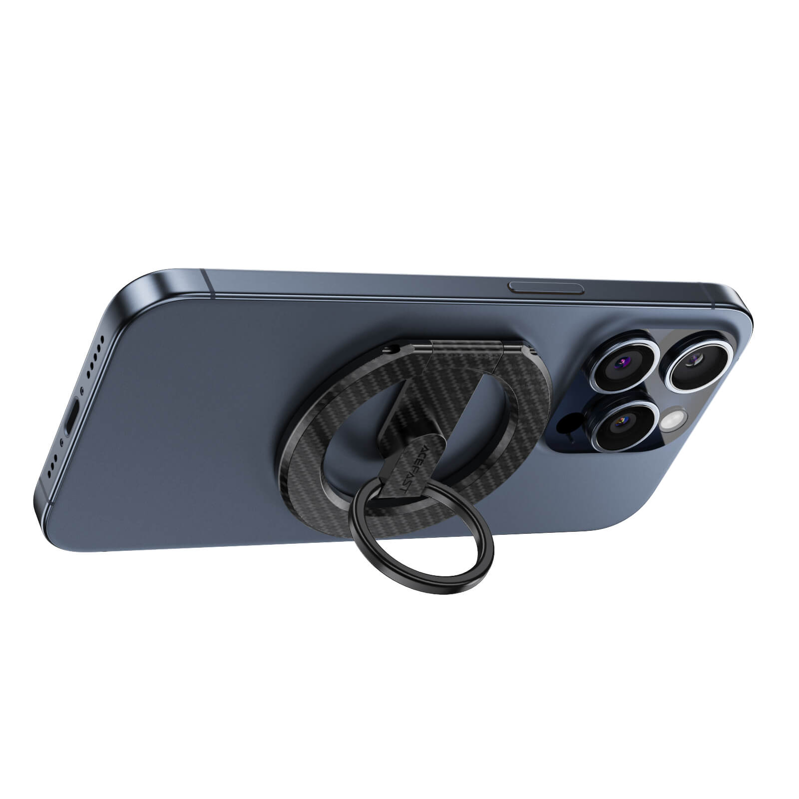Acefast Magnetic Metal Ring Phone Grip Holder with Adjustable Stand E25