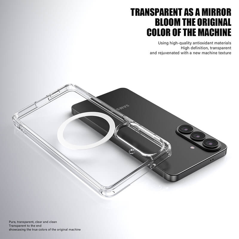 Galaxy S26 Plus 2026 Aurora Series Crystal Magsafe Phone Case Clear