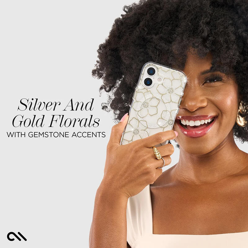 Case-Mate iPhone 17 Floral Gems MagSafe Case