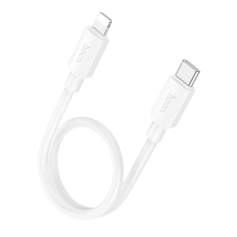 hoco PVC PD 20W Type-C to Lighting 2.4A Fast Charging Data Cable 25cm X96