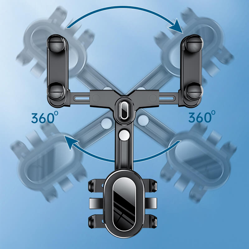 Mobie 360° Rotating Folded Mirror Phone Mount Holder