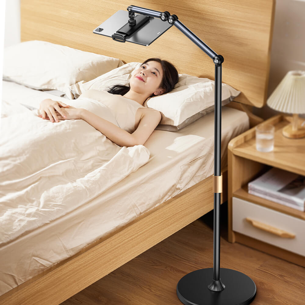 Mobie Multi-functional Tablet & Phone Aluminum Alloy Tripod Floor Stand L58