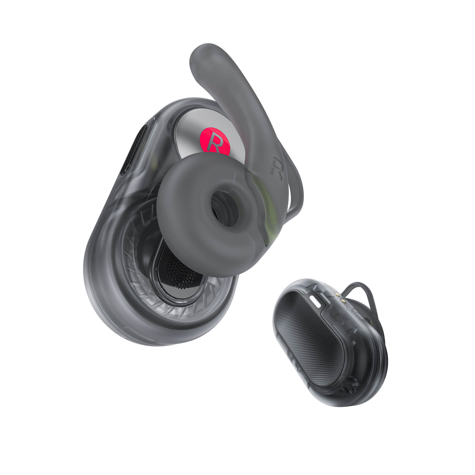 Acefast Comfort Breathable Earbuds ENC Noise Canceling Wireless Earphones Black