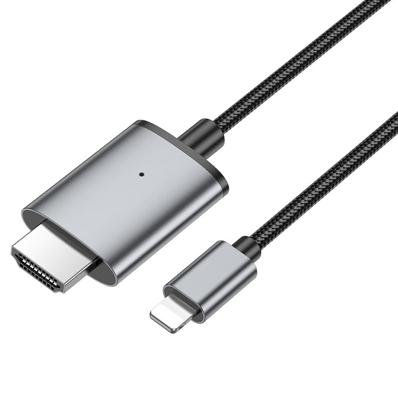 Hoco Lightning to HDMI Cable for Phone to TV 2m UA27