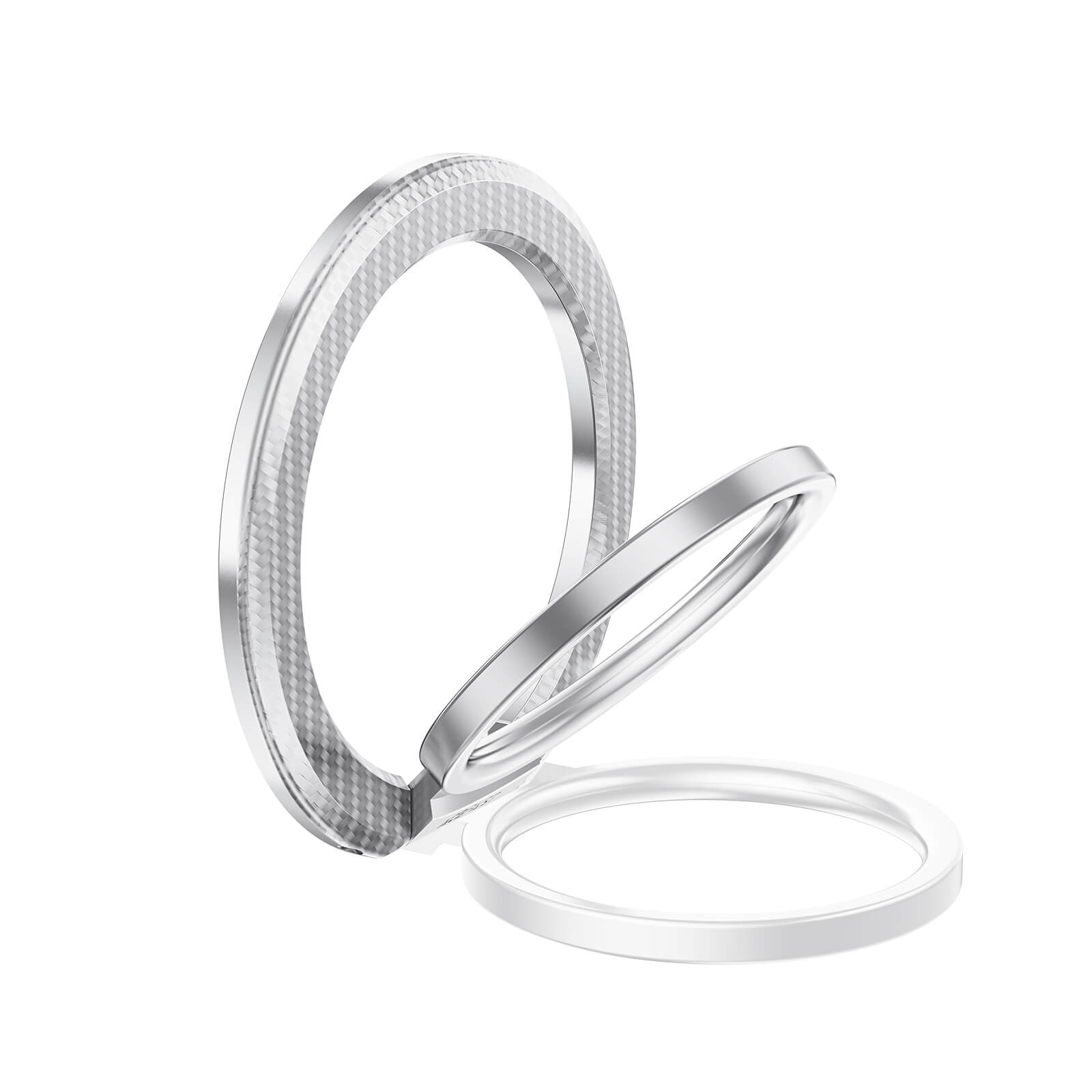 Acefast Ultra Thin Phone Grip 360° Magnetic Metal Ring Phone Stand P1 Black