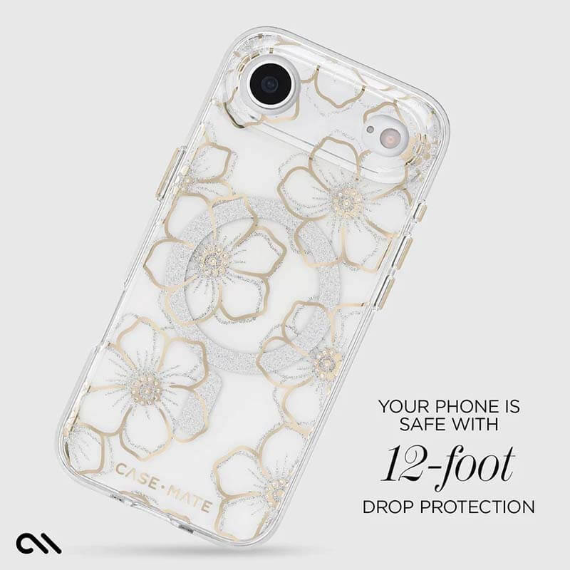 Case-Mate iPhone 17 Air Floral Gems MagSafe Case