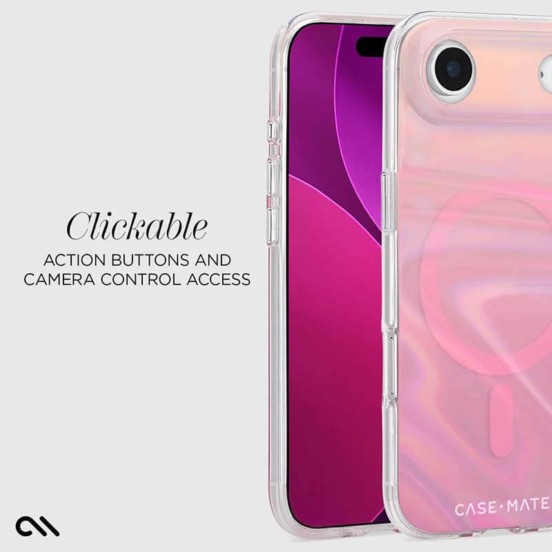 Case-Mate iPhone 17 Air Peach Bubble Magsafe Case