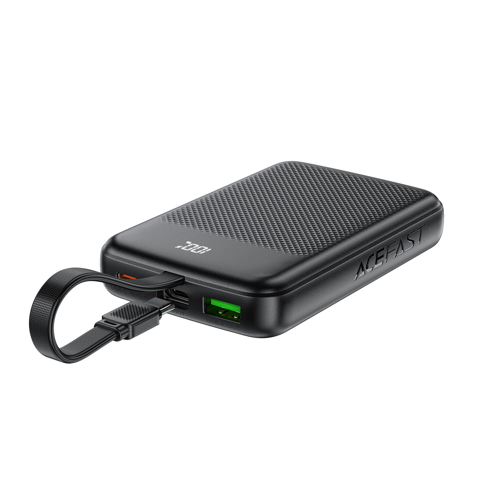 Acefast 10000mAh PD 22.5W Fast Charging Power Bank with Built-in Type-C Cable M13