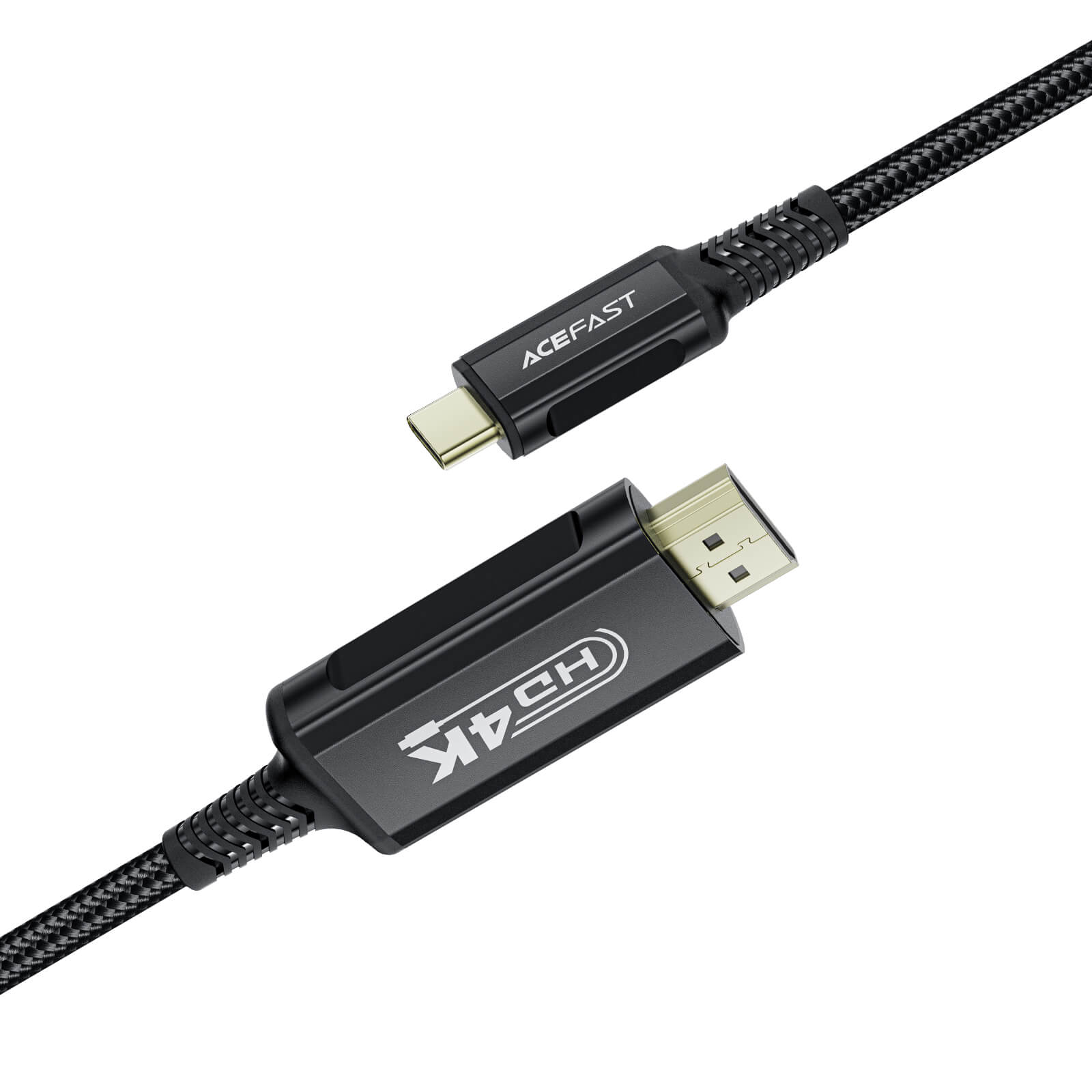 Acefast Gaming & Streaming Ultra HD Type-C to HDMI 4K Adapter Cable 1.8m Black