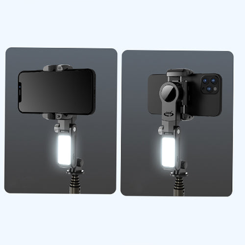 Mobie Smart Tracking Gimbal Stabilizer Handheld Selfie Stick Tripod With Fill Light Q18