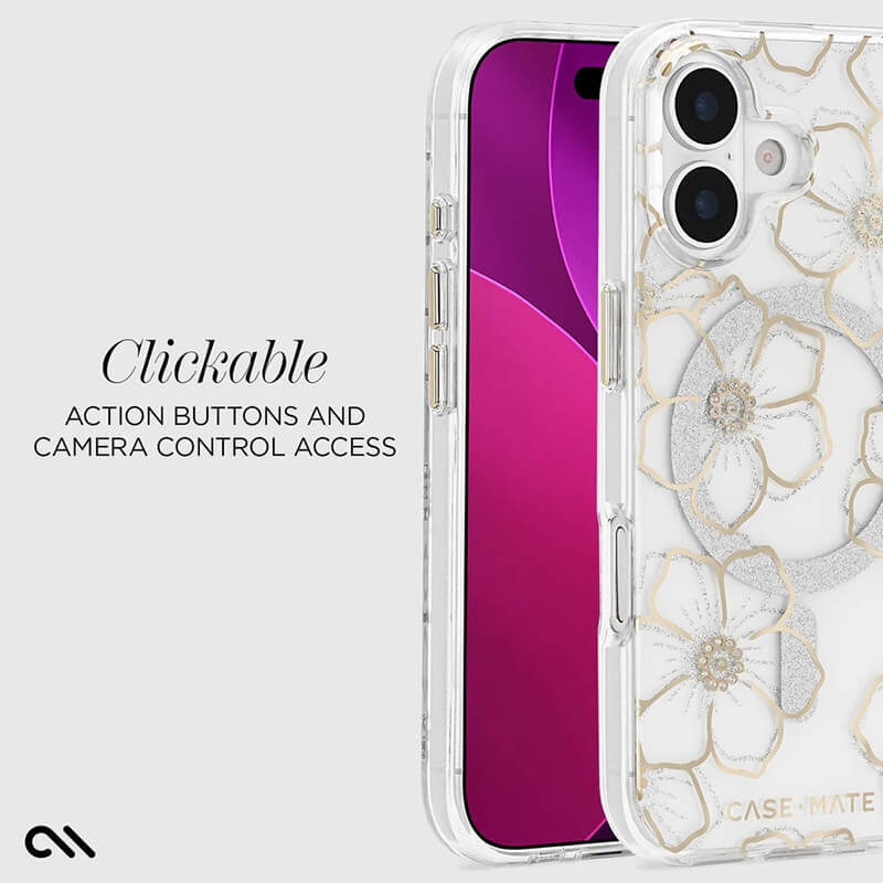 Case-Mate iPhone 17 Floral Gems MagSafe Case