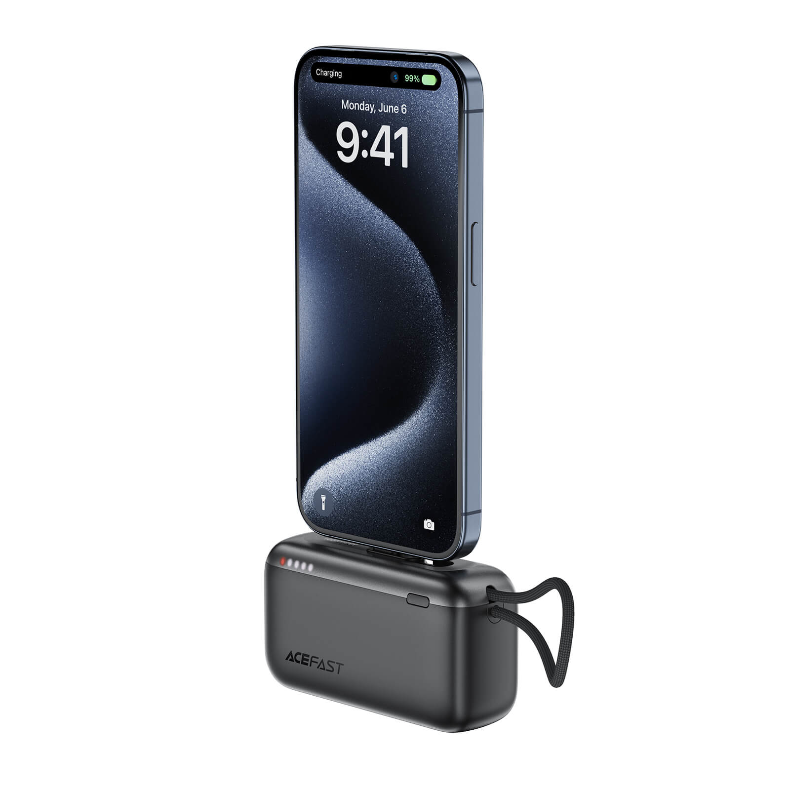 Acefast PD 22.5W Fast Charging 10000mAh Power Bank with Built in USB-C Cable M27