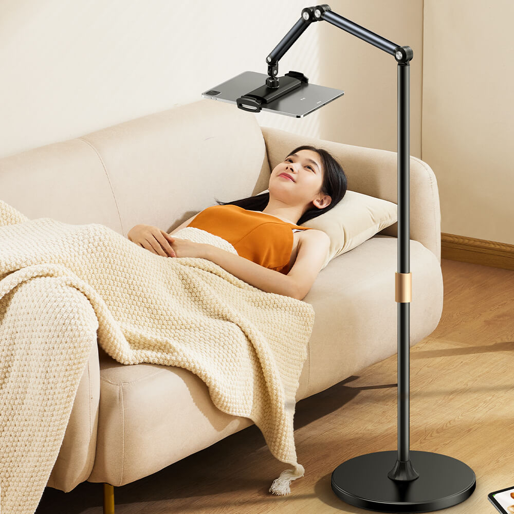 Mobie Multi-functional Tablet & Phone Aluminum Alloy Tripod Floor Stand L58