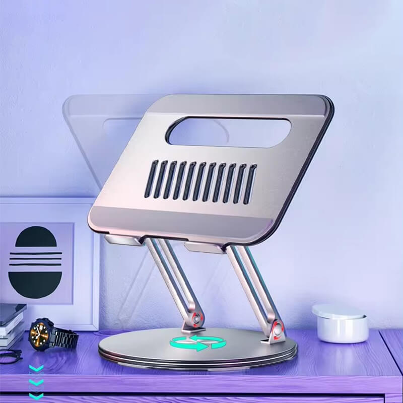 SAIJI Aluminum Alloy 360° Rotating Laptop Stand DT0042