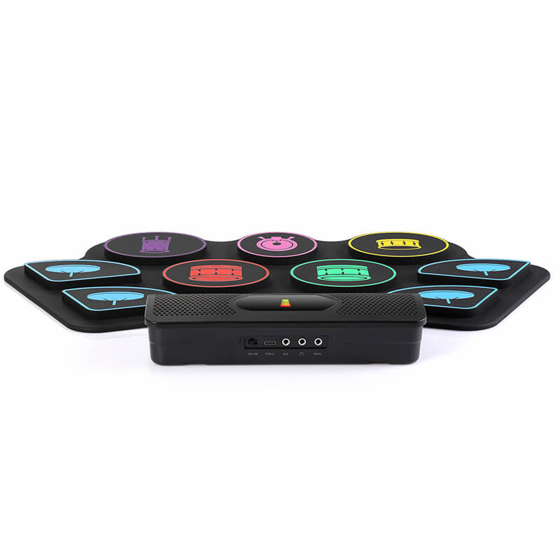 Mobie Electronic Drum Pads with Build-in Dual Stereo Speaker RD93C Black