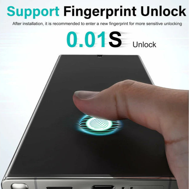 S26 Full Screen HD Matte Anti-fingerprint Tempered Glass Screen Protector