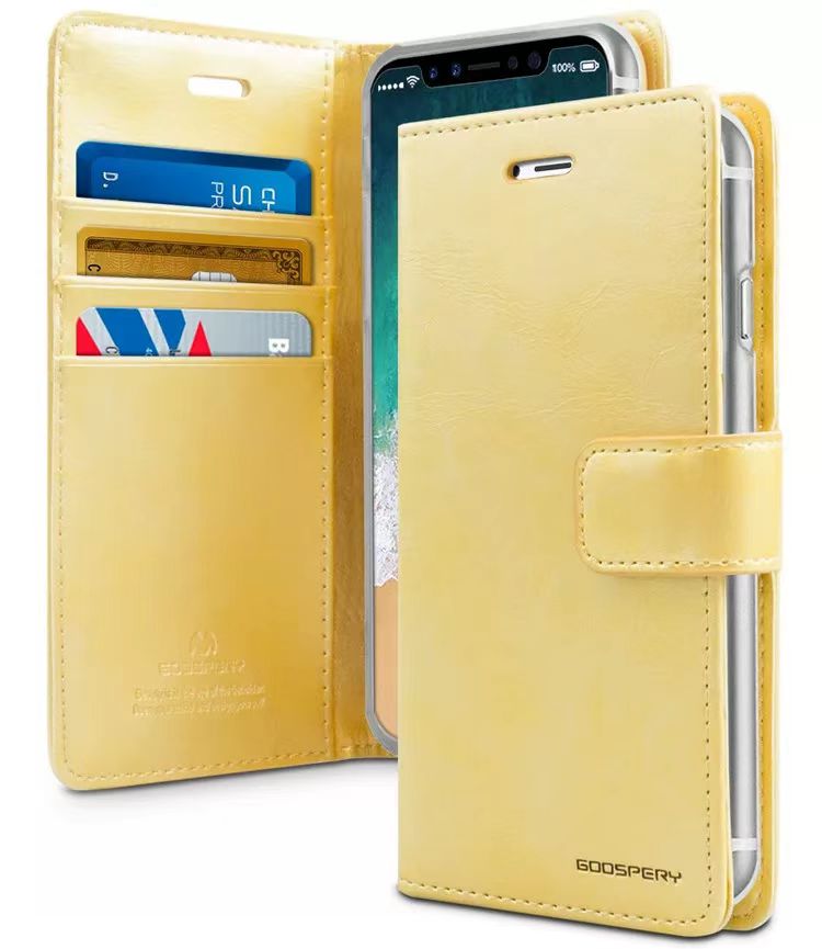Samsung Galaxy Note 8 2017 Mecrcury Goospery Blue Moon Diary Flip Wallet Case