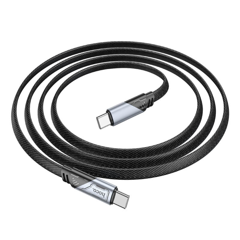 hoco Braided Type-C to Type-C 60W Fast Charging Data Cable 1.2m U119