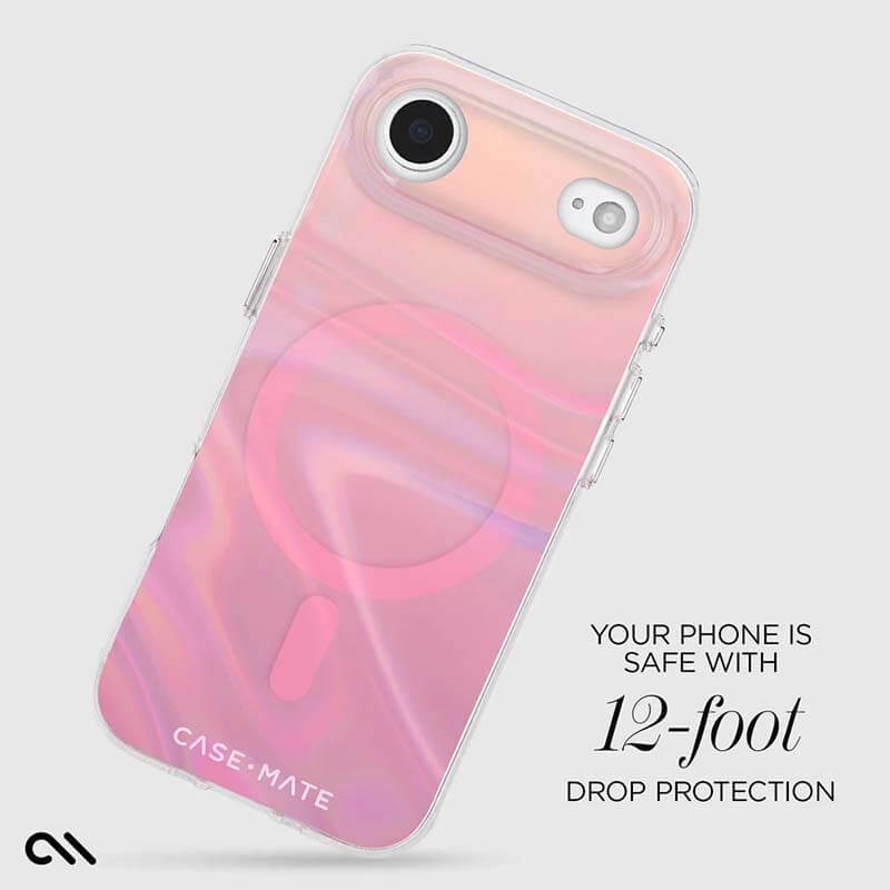 Case-Mate iPhone 17 Air Peach Bubble Magsafe Case