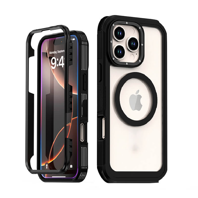 iPhone 16 Pro Max Double Layer Military Grade Protection Magsafe Phone Case