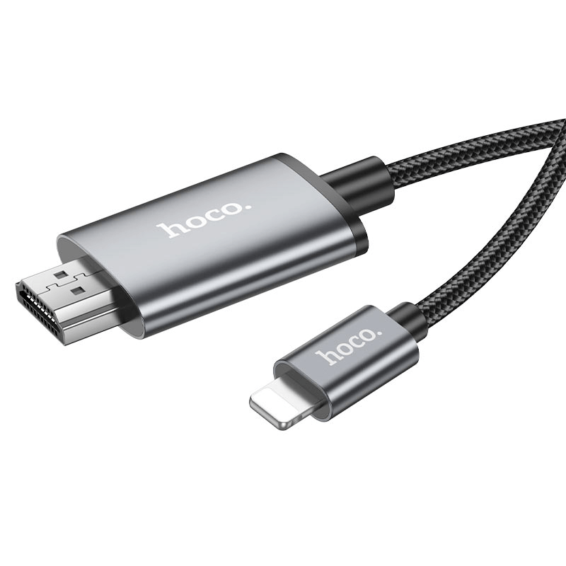 Hoco Lightning to HDMI Cable for Phone to TV 2m UA27