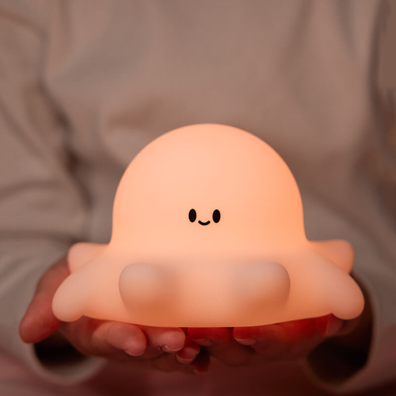 Mobie Octopus Baby Silicone Soft Touch Pat Light Night Lamp