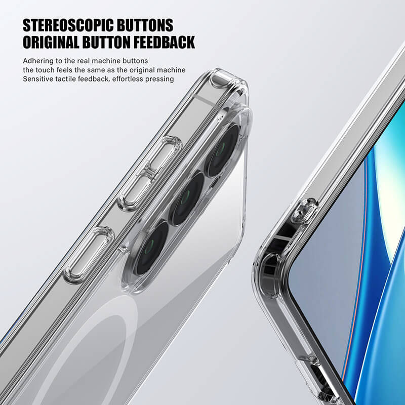 Galaxy S26 Plus 2026 Aurora Series Crystal Magsafe Phone Case Clear