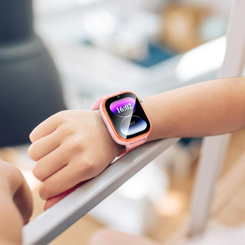 hoco. Kids Smart Watch 4G GPS Tracking Waterproof with Camera Y101 Pink