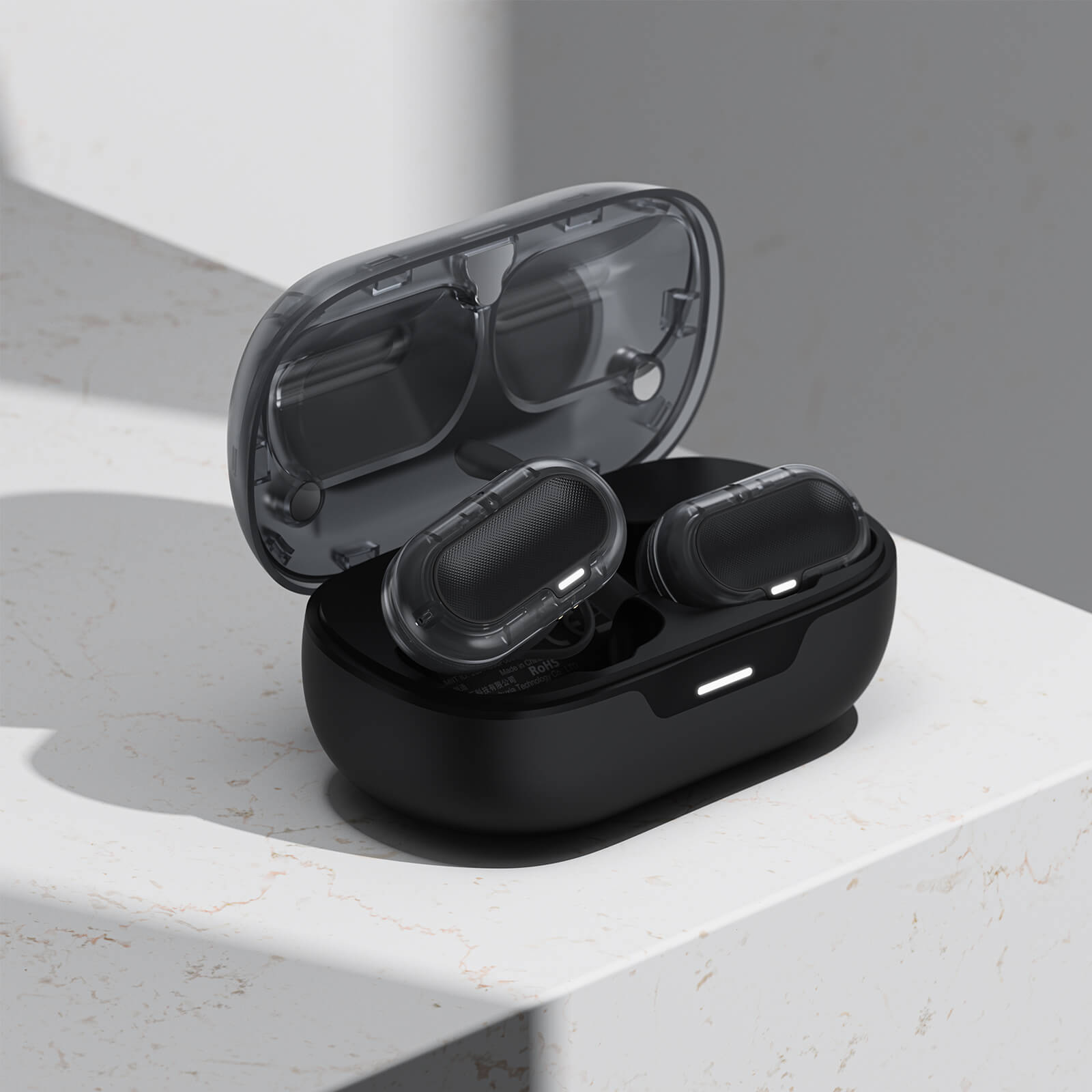 Acefast Comfort Breathable Earbuds ENC Noise Canceling Wireless Earphones Black
