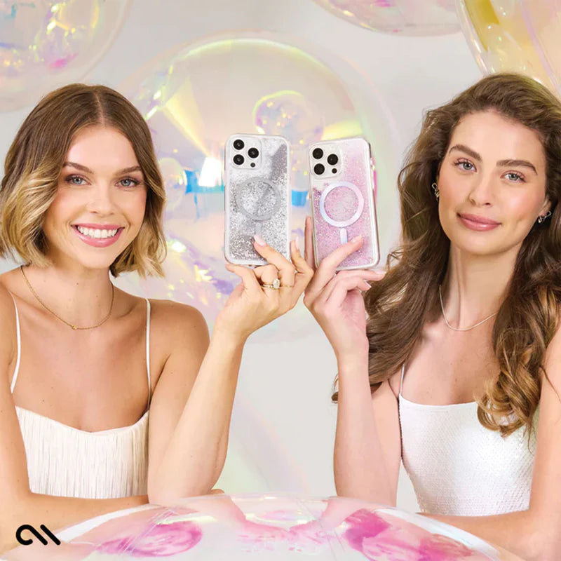 Case-Mate iPhone 16 Plus Waterfall MagSafe Case Silver